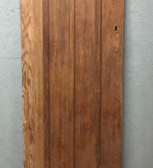 Unusual Paneled Oak Door