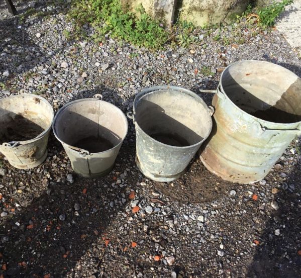 Selection of Garden buckets