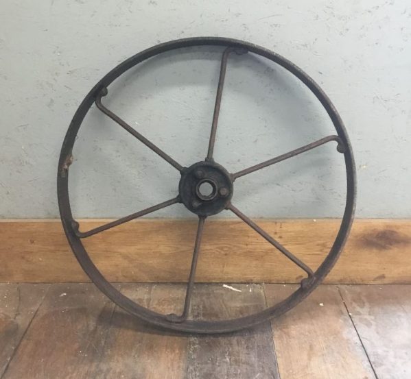 Reclaimed Cast Iron Wheel
