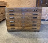 Antique Printing Cabinet