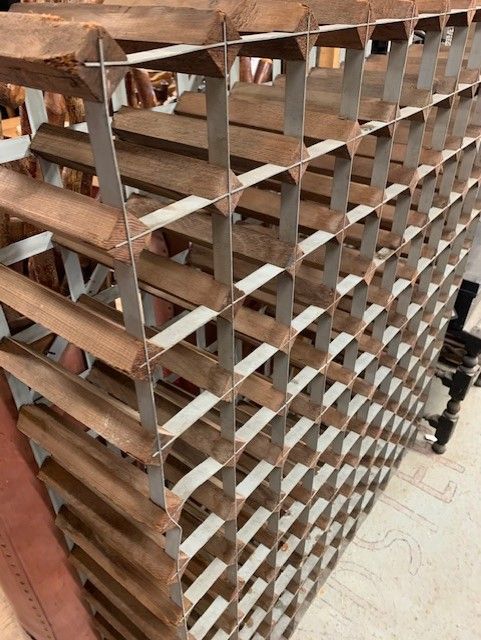 120 Sectioned Wine Rack - Authentic Reclamation
