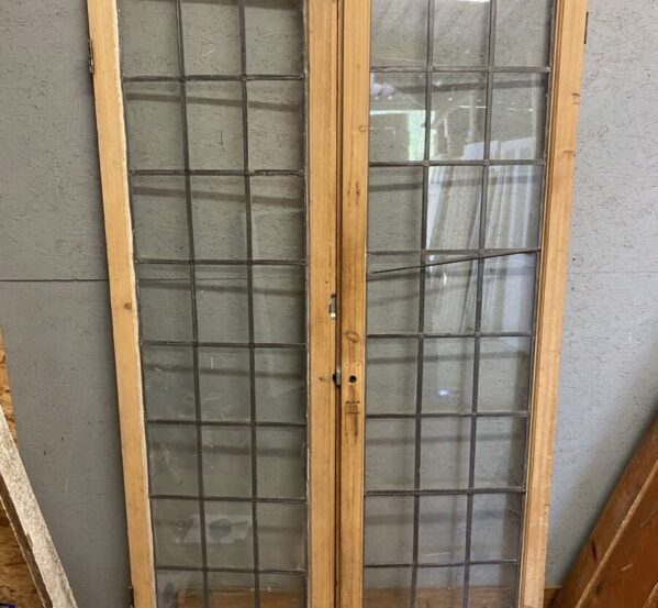 Glazed Wooden Double Doors
