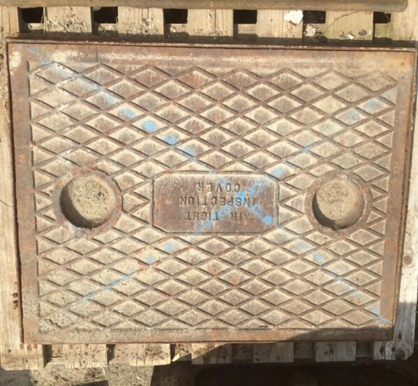 Reclaimed Man Hole Inspection Cover