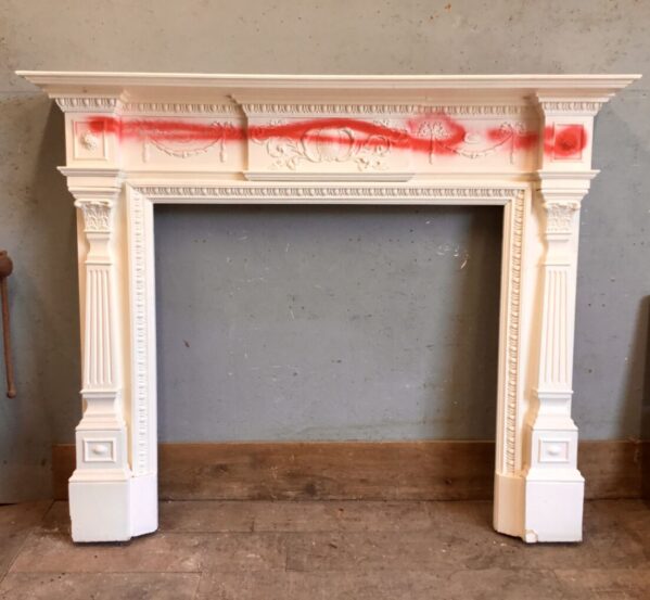 Large Wooden Fire Surround