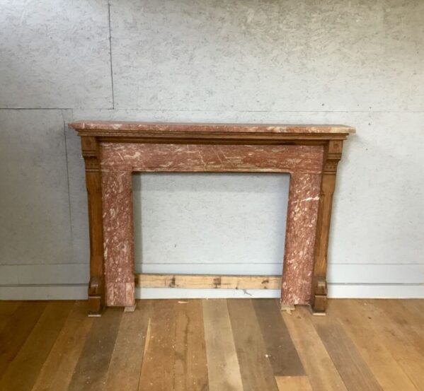 Beautiful Red Marble Fire Surround