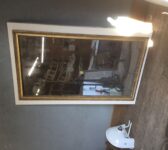 Gold Rimmed Large Mirror