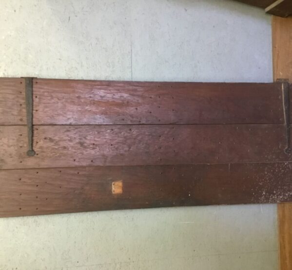 Wide Panelled Hardwood Door