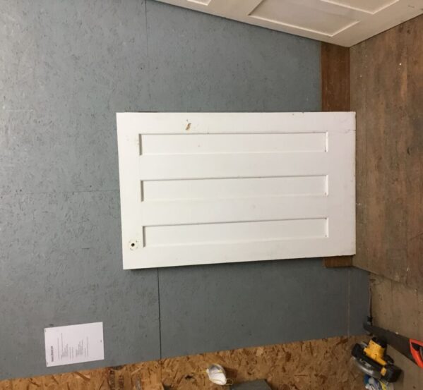 Three Panel Painted Half Door