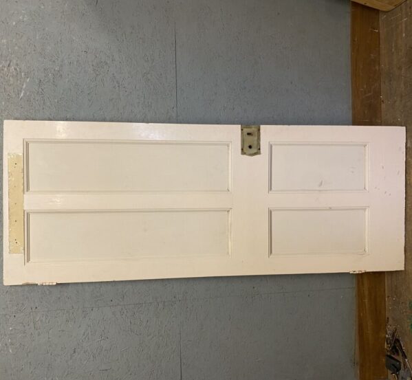 Cream And White Painted 4 Panel Door