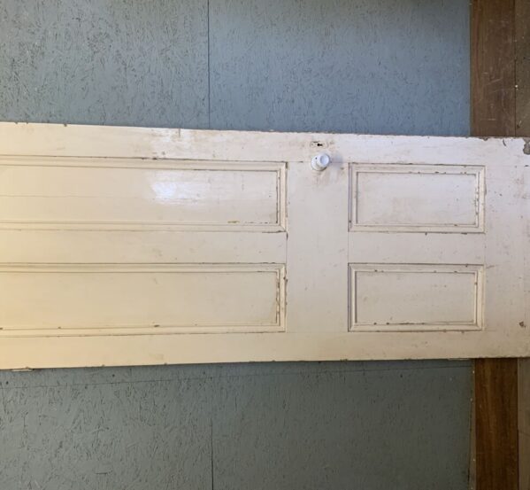 Beaded White Painted Door