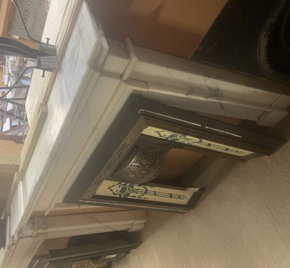 Pair of Matching Marble Fire Surround