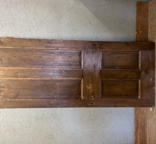 Reclaimed 4 Panel Varnished Door