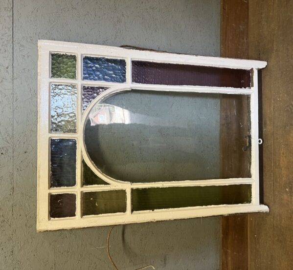 4 Reclaimed Stained Glass Windows