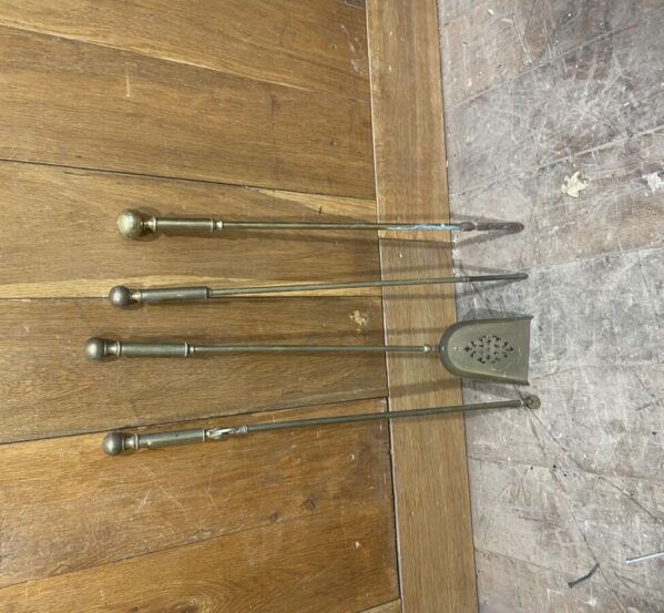 Set of Brass Fire Utensils