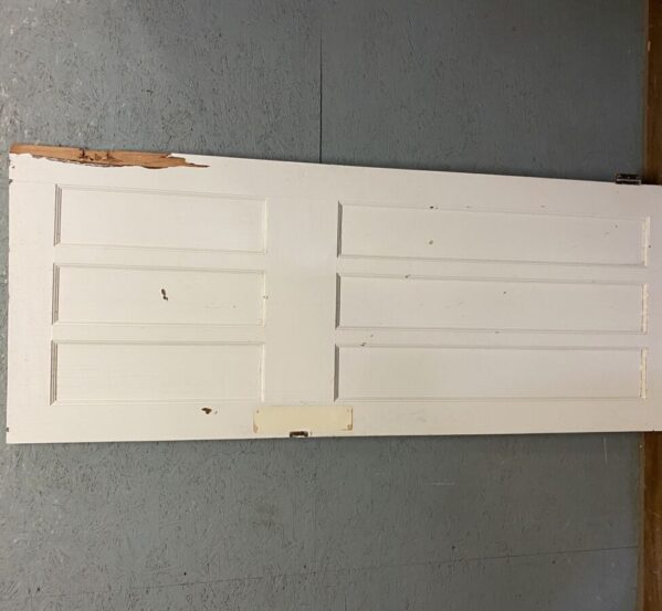 Damaged Reclaimed White Painted Door