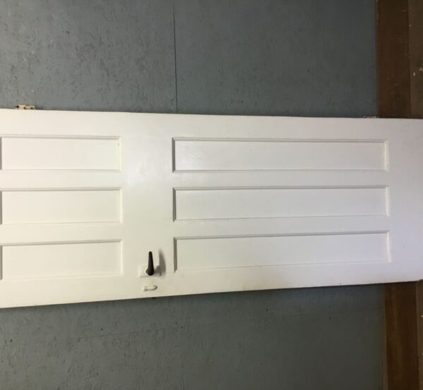 Reclaimed 3 over 3 White Painted Door