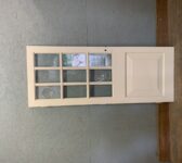 Thick Half Glazed Painted Door