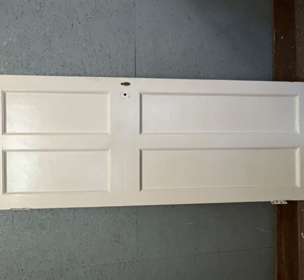 Tall Reclaimed White Painted Door