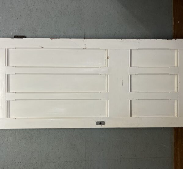 Tall Reclaimed Painted 6 Panel Door