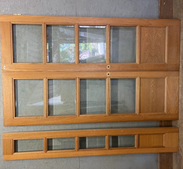 Pair of Fully Glazed Oak Conservatory Doors