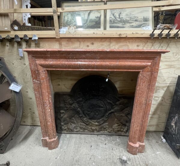 Lovely Reclaimed Pink Marble Surround