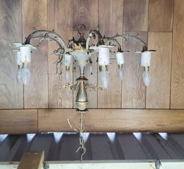 6 Arm Candle Style Chandelier