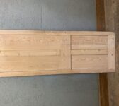 Thin Stripped 4 Panel Door