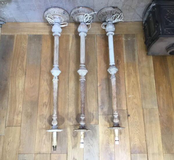 Set of Three Reclaimed Lamps