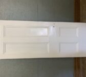 Large White Painted 4 Panel