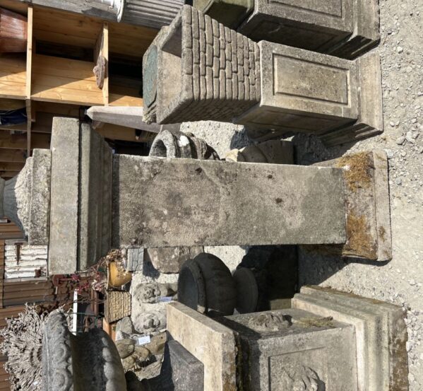 Tall Weathered Square Base