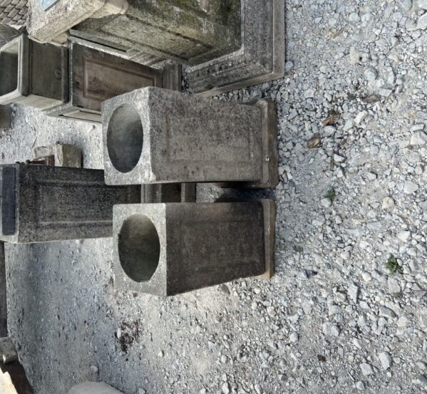 Pair of Weathered Square Bases