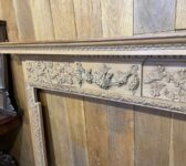 Lovely Wooden Carved Fireplace