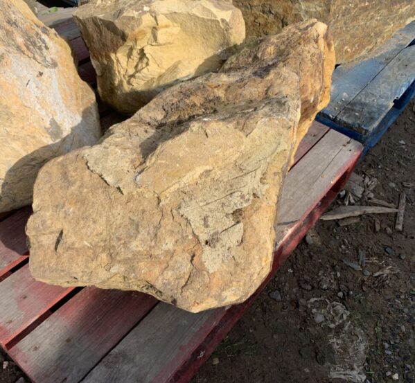 Pointed Reclaimed Sandstone Boulder