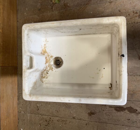 Slightly Stained Large Butler Sink