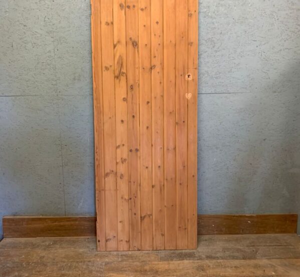 Simple Pine Ledge and Brace Door