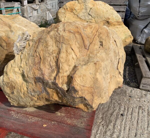 Large Sandstone Reclaimed Boulder