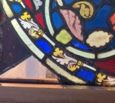 Stunning Aged Stained Glass Window