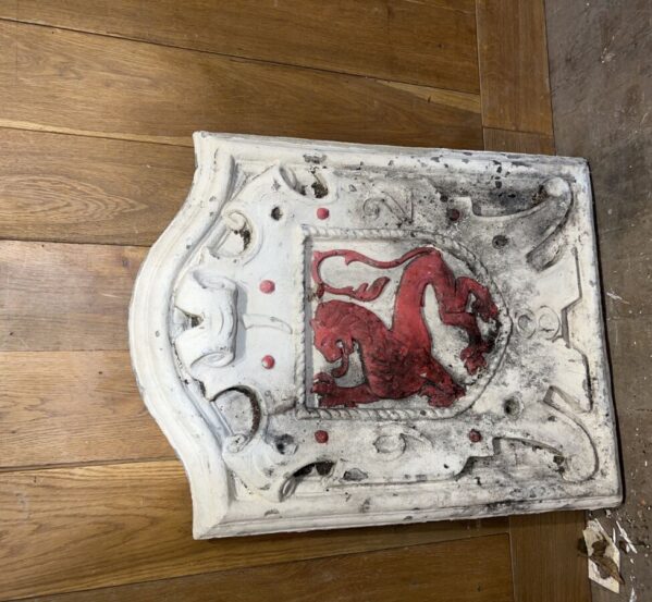 Reclaimed Red Dragon Plaque
