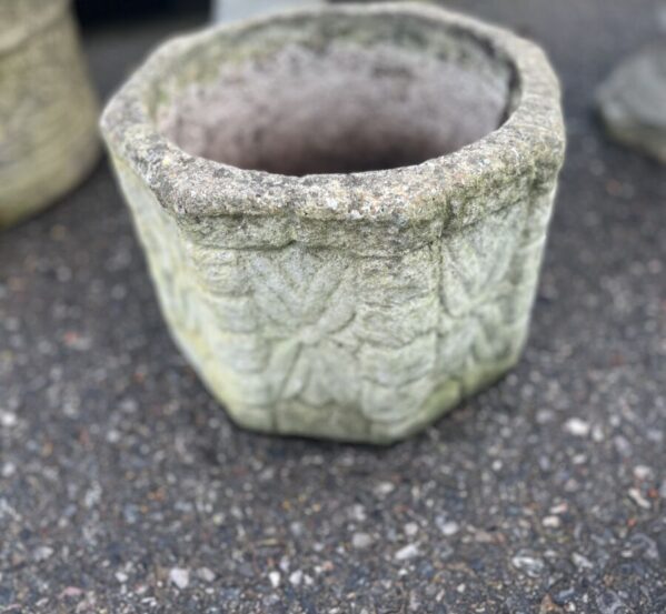 Weathered Octagonal Reclaimed Pot