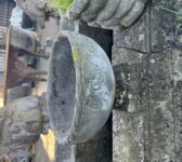 Pair of Small Reconstituted Stone Round Pots