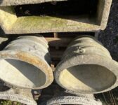 Pair of Lovely Weathered Plant Pots