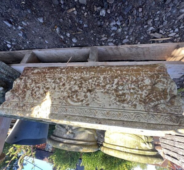 Pair of Light Detailed Troughs