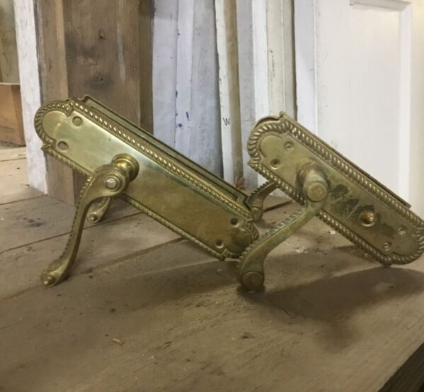 Batch of Regency Style Brass Door Handles