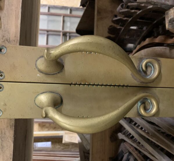 Beautiful Antique Brass Door Handles