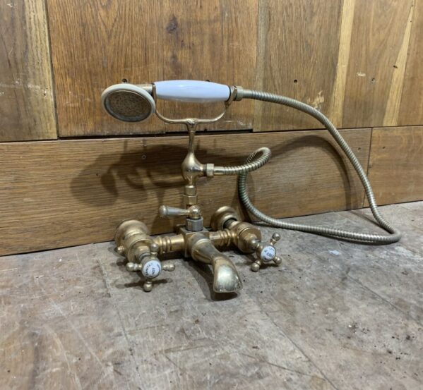 Brass Telephone Taps with Showerhead
