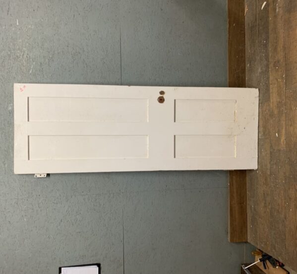 Painted White 4 Panel Door