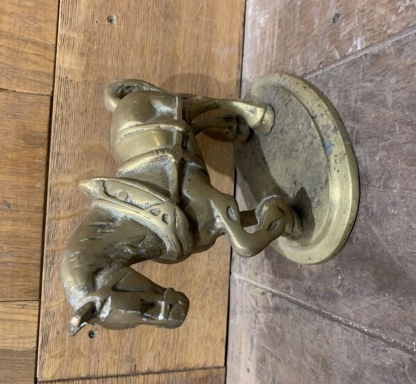 Lovely Brass Horse on Stand