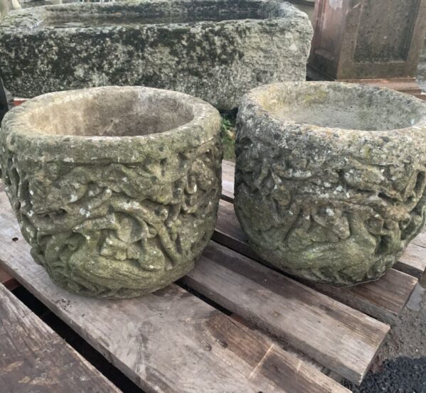 Attractive Floral Design Garden Pots