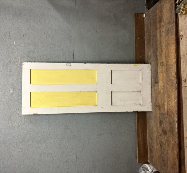 Painted 4 Panel Door (uneven)