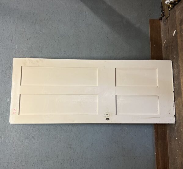 4 Panel White Painted Door